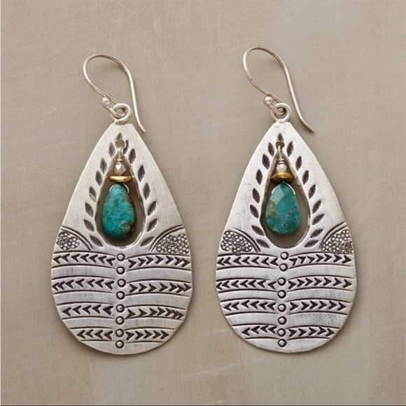 Boutique Jewelry - ⭐️ New Boho Turquoise  Teardrop Earrings